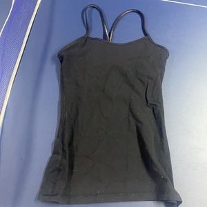 Lululemon black tank top. Size small.